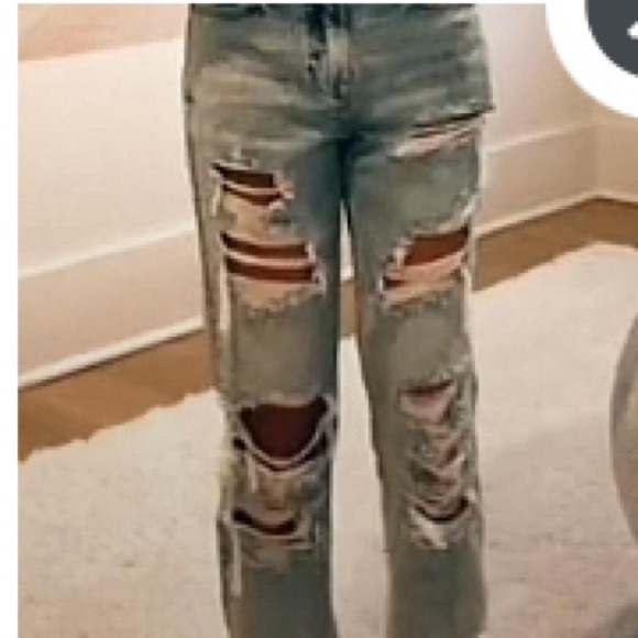 Plain Ripped Jeans - Picture 2 of 3